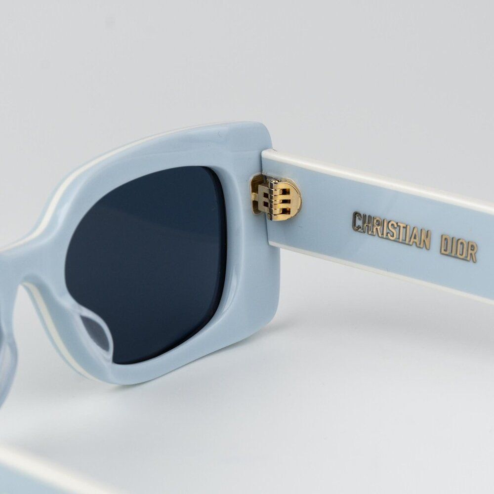 Dior DIORPACIFIC Women Sunglasses Blue White Geometric DIORPACIFIC S1U 80B0 - Picture 7 of 12